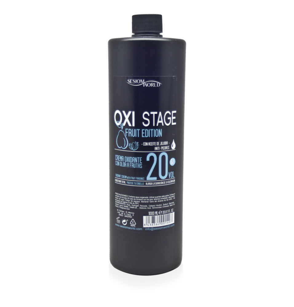 Sesiomworld Oxi Stage 20V 6% – 1 Liter Haarfärbe-Creme – Für Gleichmäßige Farbe & Glanz