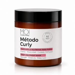 MOI Método Curly Mascarilla Nutritiva 500 ml – Nutrición Profunda para Rizos - STEP 2