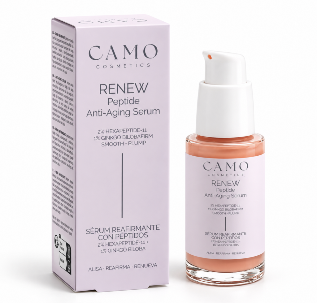 CAMO RENEW – Sérum Reafirmante con Péptidos y Ácido Hialurónico 30ml