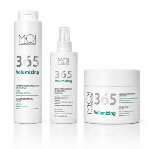 Pack 365 Volumizing para Cabellos Finos – Champú Voluminizador 400ml + Mascarilla con Proteínas de Seda 200ml + Spray Potenciador de Volumen 250ml