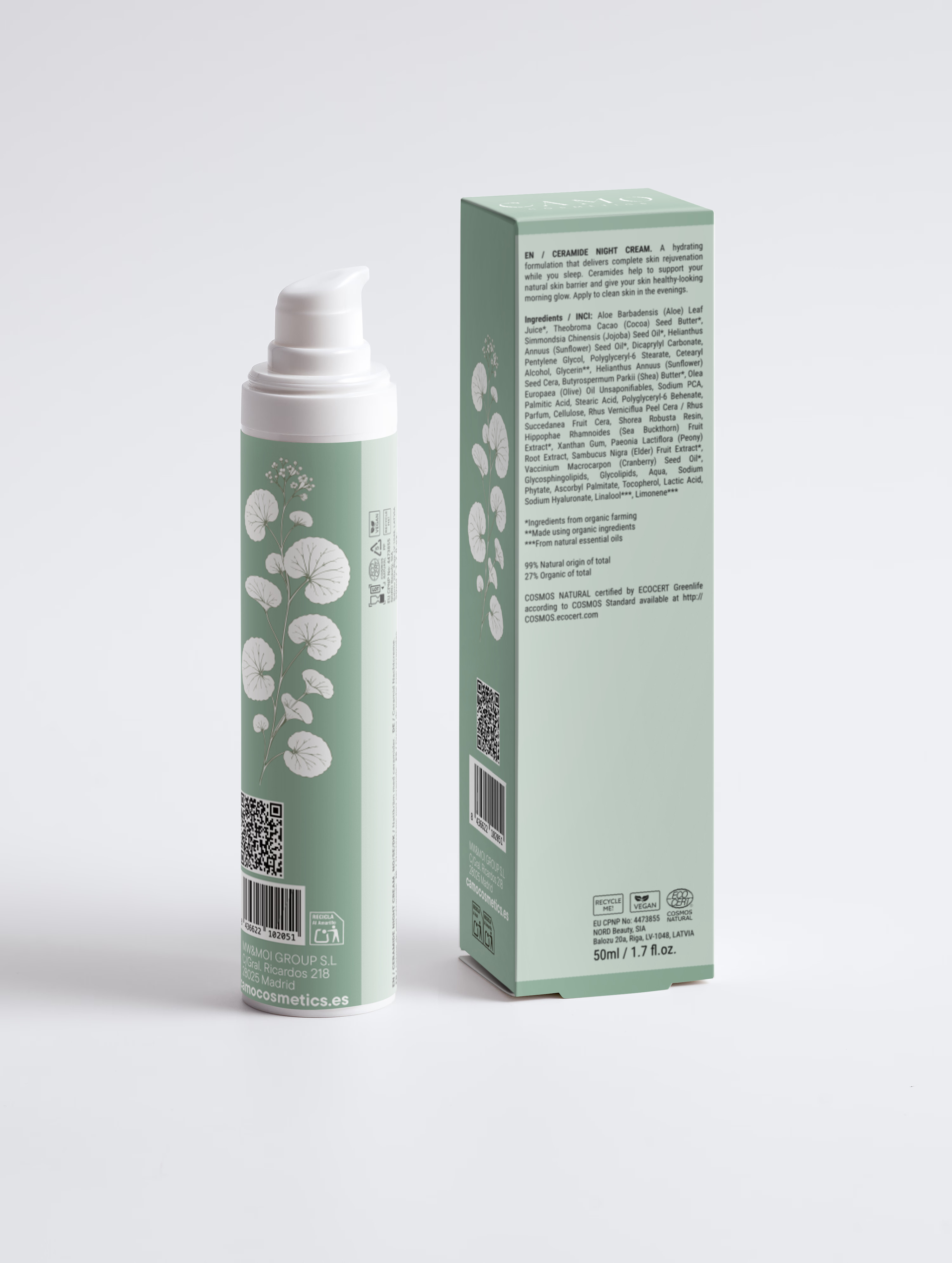 CAMO CALM Ceramide Barrier Restore Cream 50 ml - Imagen 2