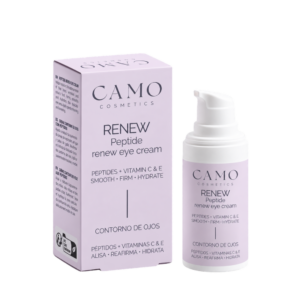 CAMO RENEW Peptide Renew Eye Cream – Contorno de Ojos con Péptidos, Vitamina C y E 15 ml