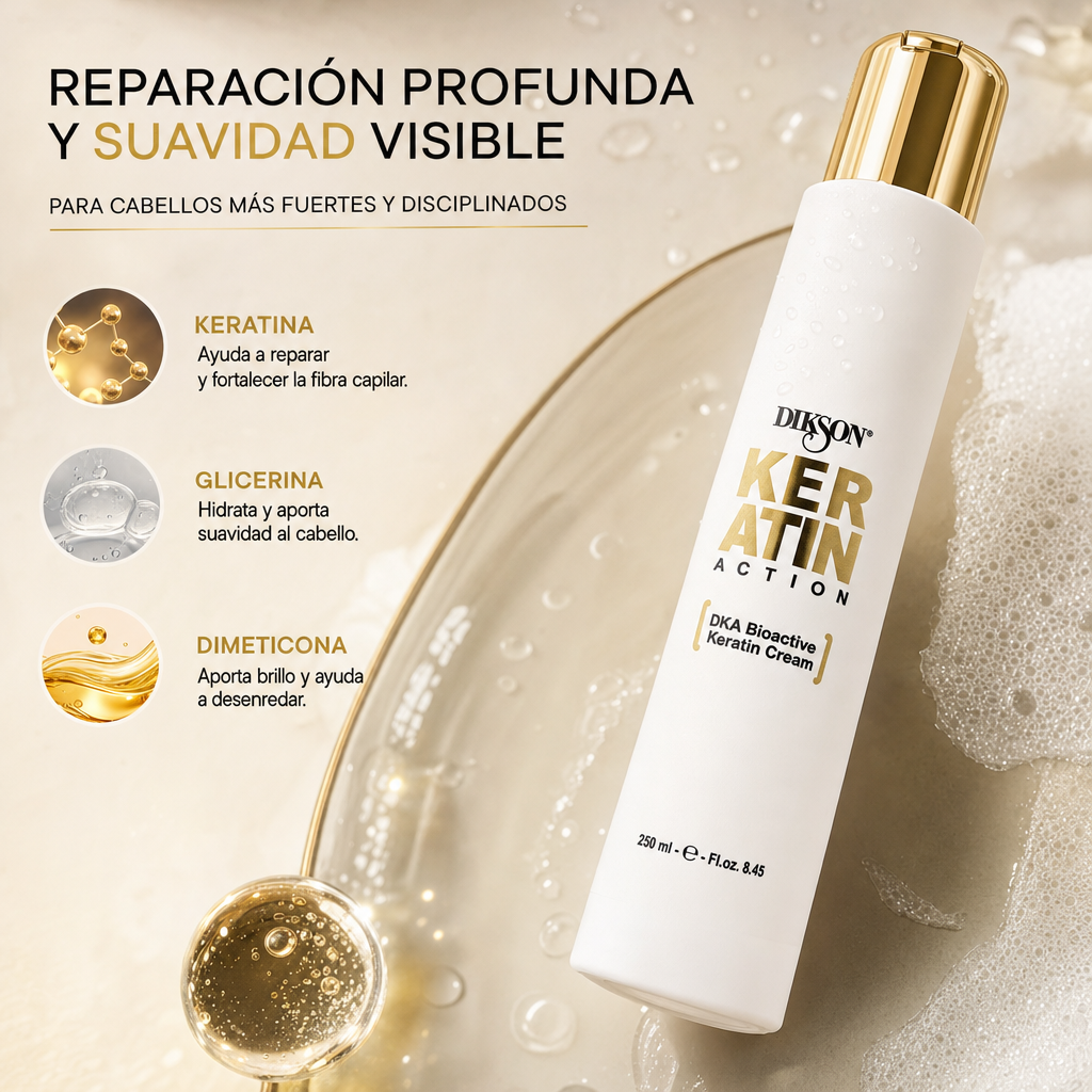 MASCARILA DKA KERATINA SIN SAL 250ml DIKSON - Image 3